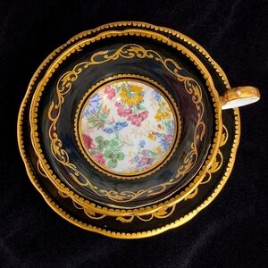 Vintage Aynsley Fine Bone China Teacup and Saucer Set